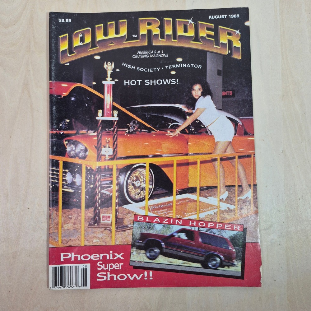LowRider Magazine August 1989 Phoenix Super Show